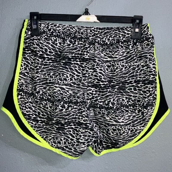 Nike running Women's Zebra Print Shorts with Neon Accents small #737 - Picture 3 of 3